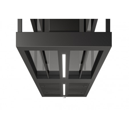 Ostrůvková digestoř Faber T-Shelf TITANIUM MATT A180, titanová mat