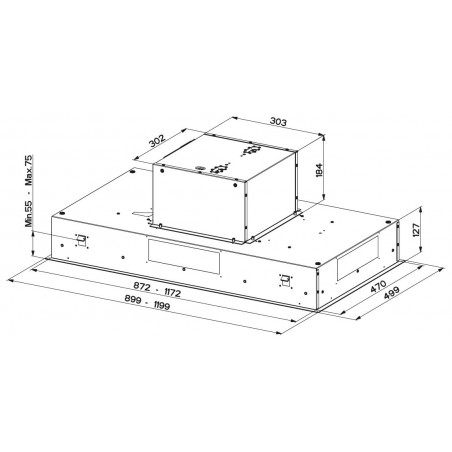 Stropní digestoř Faber Heaven 2.0 X KL A90, nerez