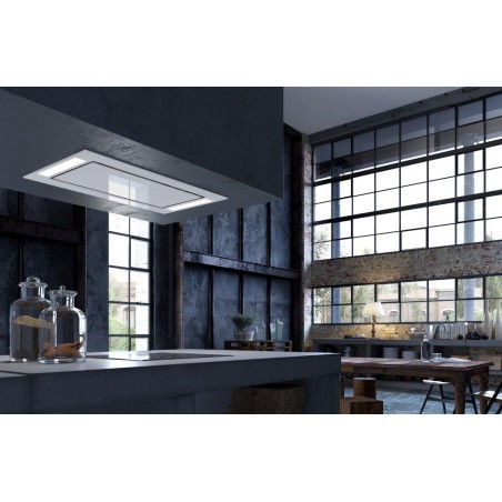 Stropní digestoř Faber Heaven Glass 2.0 WH KL A90, bílé sklo