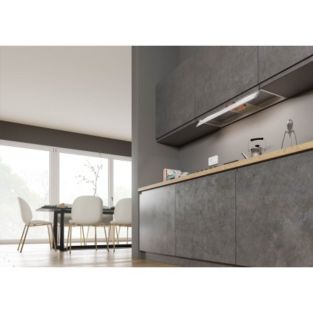 Vestavná digestoř Faber Ilma Touch X/WH A90, nerez/bílé sklo