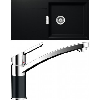 Set Schock S9-3 (dřez Mono D-100L Puro + baterie SC-90 Puro)