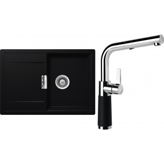 Set Schock S6-7 (dřez Mono D-100S Puro + baterie SC-540.120 Puro)