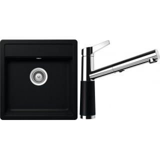 Set Schock S11-5 (dřez Mono N-100S Puro + baterie SC-510.120 Puro)