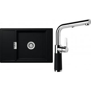 Set Schock S5-7 (dřez Mono D-100XS Puro + baterie SC-540.120 Puro)