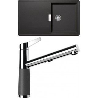 Set Schock S13-5 (dřez Tia D-100 Stone + baterie SC-510.120 Stone)