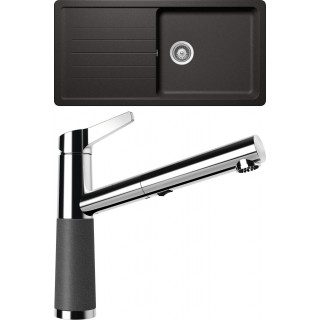 Set Schock S3-5 (dřez Toledo D-100L Stone + baterie SC-510.120 Stone)