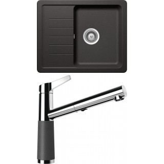 Set Schock S1-5 (dřez Toledo D-100XS Stone + baterie SC-510.120 Stone)