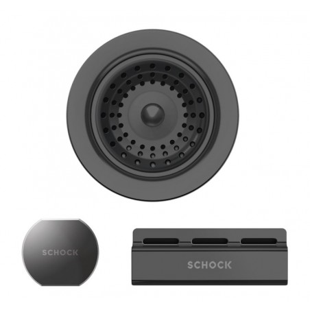 Části dřezu v provedení Gunmetal, Schock 629371GUM Části dřezu v provedení Gunmetal, Schock 629371GUM