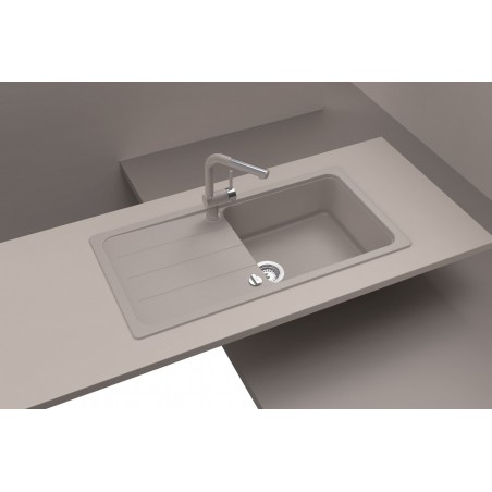 Kuchyňský dřez Schock Formhaus D-100L Nero, horní montáž