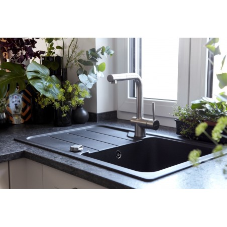 Kuchyňský dřez Schock Formhaus D-100S Nero, horní montáž