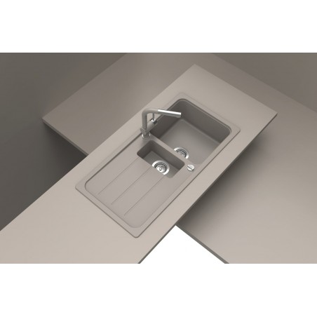 Kuchyňský dřez Schock Formhaus D-150L Moonstone, horní montáž Kuchyňský dřez Schock Formhaus D-150L Moonstone, horní montáž