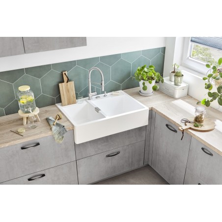 Kuchyňský dřez Schock Kallio M-175 Night, horní montáž