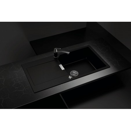 Kuchyňský dřez Schock Manhattan D-100L Onyx, spodní montáž