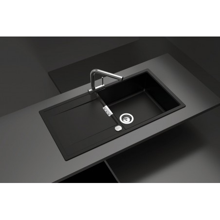 Kuchyňský dřez Schock Mono D-100L Silverstone, horní montáž