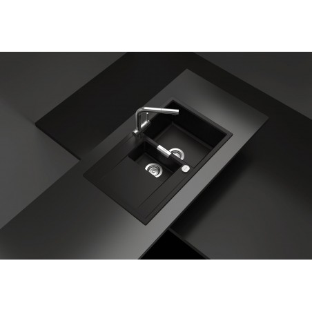 Kuchyňský dřez Schock Mono D-150 Carbonium, horní montáž Kuchyňský dřez Schock Mono D-150 Carbonium, horní montáž
