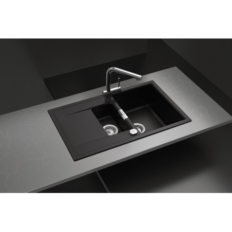 Kuchyňský dřez Schock Mono D-150 Carbonium, horní montáž Kuchyňský dřez Schock Mono D-150 Carbonium, horní montáž