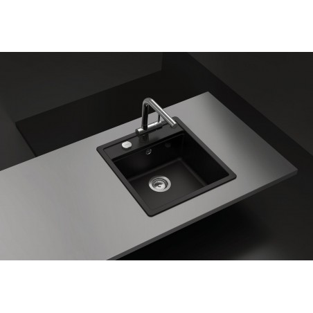 Kuchyňský dřez Schock Mono N-100S Carbonium, horní montáž Kuchyňský dřez Schock Mono N-100S Carbonium, horní montáž