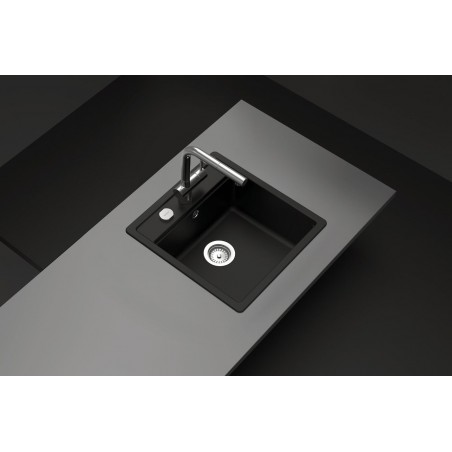 Kuchyňský dřez Schock Mono N-100S Carbonium, horní montáž Kuchyňský dřez Schock Mono N-100S Carbonium, horní montáž