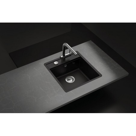 Kuchyňský dřez Schock Mono N-100S Carbonium, horní montáž Kuchyňský dřez Schock Mono N-100S Carbonium, horní montáž