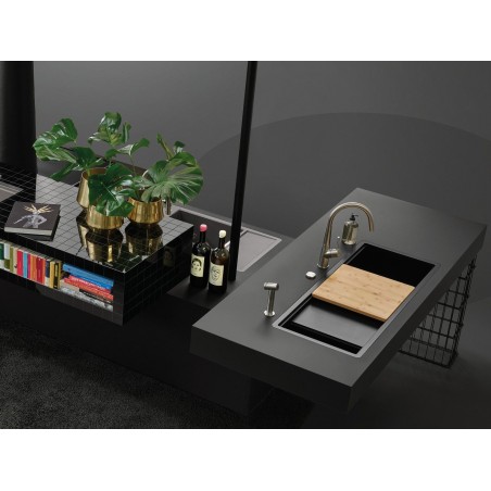 Kuchyňský dřez Schock Prepstation D-150 Polaris, spodní montáž Kuchyňský dřez Schock Prepstation D-150 Polaris, spodní montáž