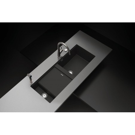 Kuchyňský dřez Schock Prepstation D-150 Silverstone, spodní montáž Kuchyňský dřez Schock Prepstation D-150 Silverstone, spodní montáž