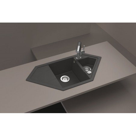 Kuchyňský dřez Schock Signus C-150 Silverstone, horní montáž