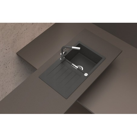 Kuchyňský dřez Schock Signus D-100 Silverstone, spodní montáž