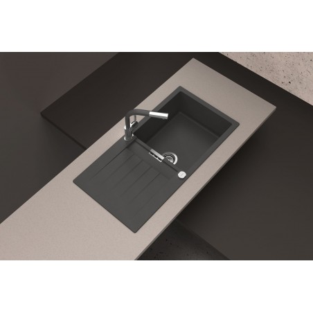 Kuchyňský dřez Schock Signus D-100L Bronze, horní montáž