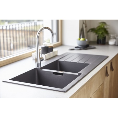 Kuchyňský dřez Schock Signus D-200 Silverstone, horní montáž