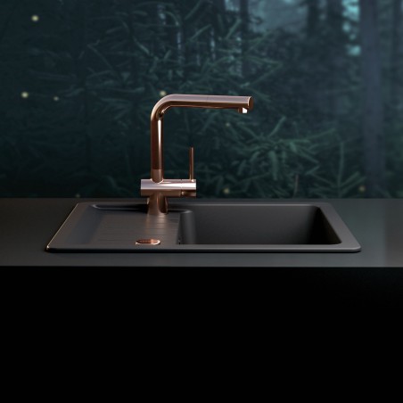 Kuchyňský dřez Schock Toledo D-100XS Bronze, horní montáž