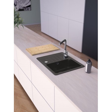 Kuchyňský dřez Schock Toledo D-100XS Silverstone, horní montáž