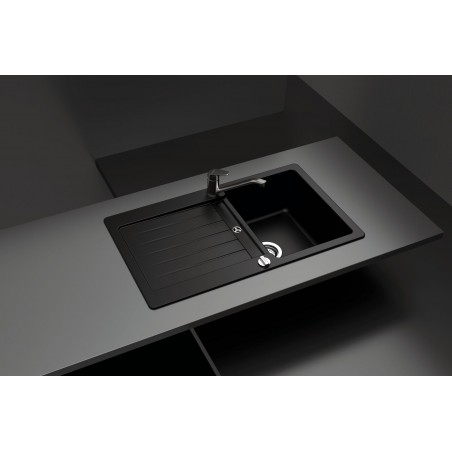 Kuchyňský dřez Schock Typos D-100 Nero, horní montáž