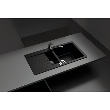 Kuchyňský dřez Schock Typos D-150S Asphalt, horní montáž