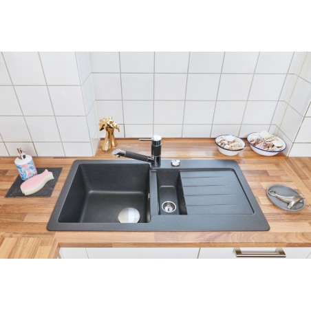 Kuchyňský dřez Schock Typos D-150S Asphalt, spodní montáž