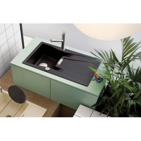 Kuchyňský dřez Schock Waterfall D-100 Bronze, horní montáž