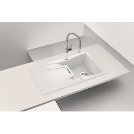 Kuchyňský dřez Schock Waterfall D-100 Magnolia, horní montáž