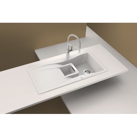 Kuchyňský dřez Schock Waterfall D-150 Bronze, horní montáž