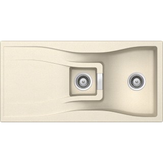 Kuchyňský dřez Schock Waterfall D-150 Magnolia, horní montáž