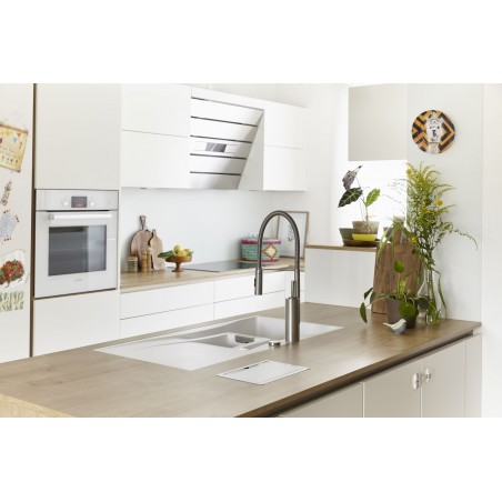 Kuchyňský dřez Schock Waterfall D-150 Magnolia, horní montáž