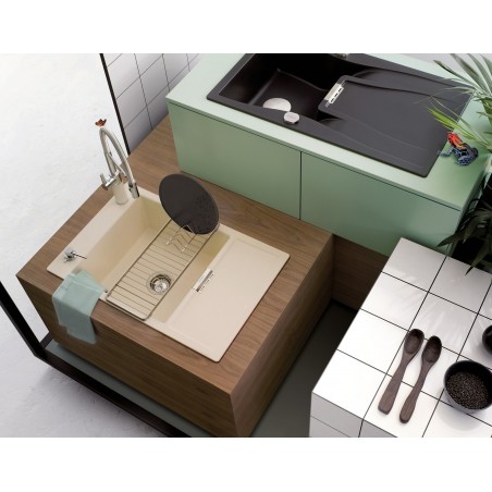 Kuchyňský dřez Schock Mono D-100XS Bronze + krájecí deska a mřížka, spodní montáž