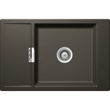Kuchyňský dřez Schock Mono D-100XS Carbonium + krájecí deska a mřížka, horní montáž Kuchyňský dřez Schock Mono D-100XS Carbonium + krájecí deska a mřížka, horní montáž