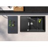 Kuchyňský dřez Schock Tia D-100LS Stone + sada misek, horní montáž Kuchyňský dřez Schock Tia D-100LS Stone + sada misek, horní montáž