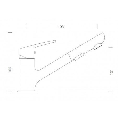 Kuchyňská baterie Schock Daja.120 Chrom