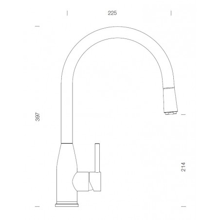 Kuchyňská baterie Schock Kavus.120 Měď