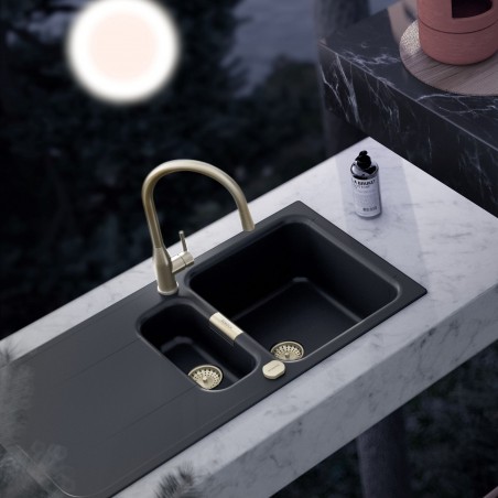 Kuchyňská baterie Schock Kavus.120 White Gold