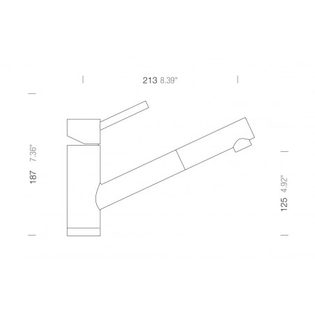 Kuchyňská baterie Schock Altos S.120 Puro