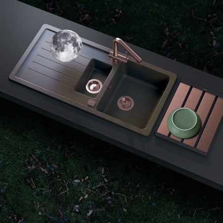 Kuchyňská baterie Schock Laios.120 Silverstone