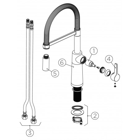 Kuchyňská baterie Schock SC-550 Magma