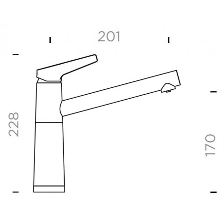 Kuchyňská baterie Schock SC-510 NT Bronze, beztlaková