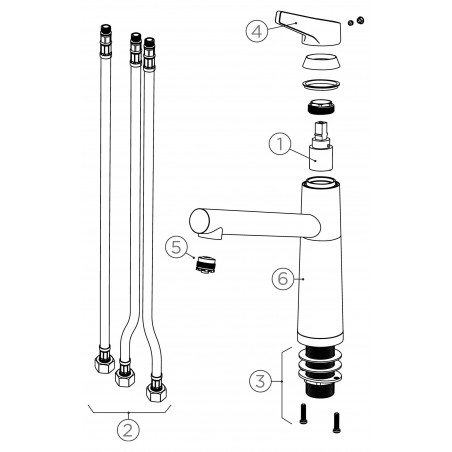 Kuchyňská baterie Schock SC-510 NT Magma, beztlaková